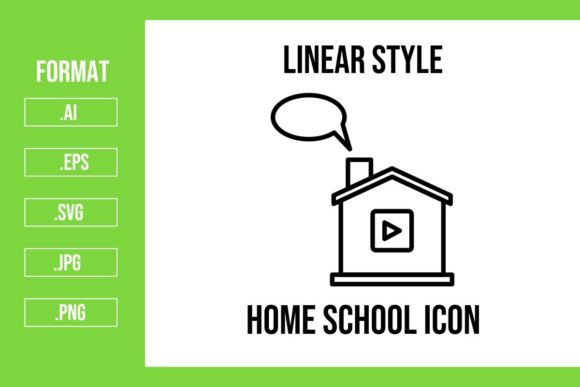 Home School Icon: Essential Graphics & Icons for Crafters