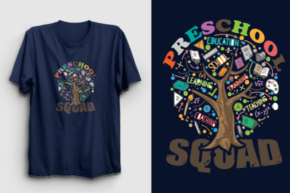 Pre-School Squad Graphics & Print Templates