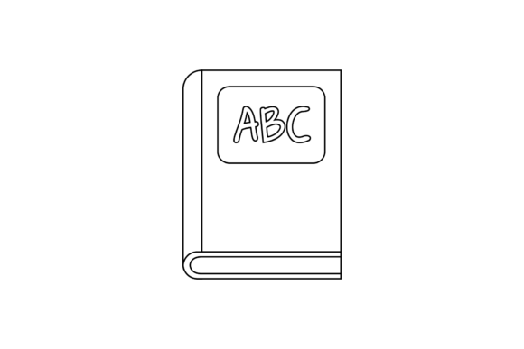 Reviewing School Book Line Icon-19 for Stitch