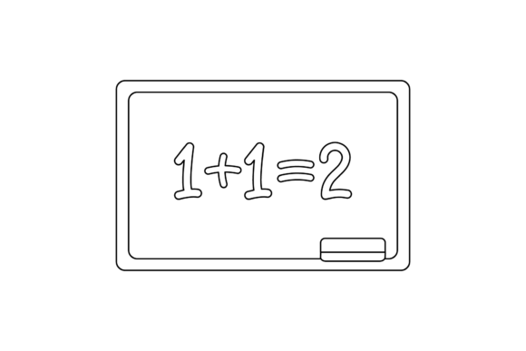 School Board Line Icon-58: Essential Graphics & Icons