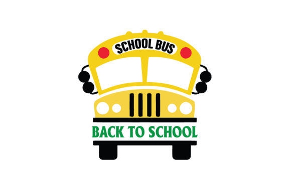 School Bus Silhouette 2021 Graphics & Print Templates