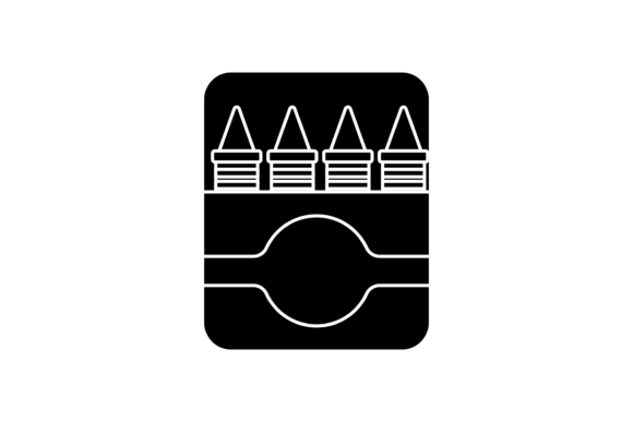 School Crayon Solid Icon-32 Graphics & Icons Review