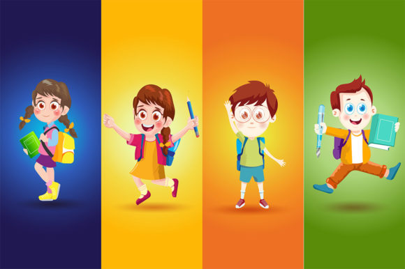 School Kids Graphics & Illustrations Review