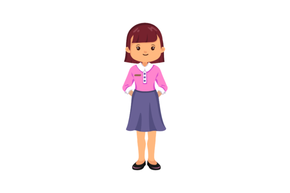 Teacher Beautiful Woman Graphics and Icons Review