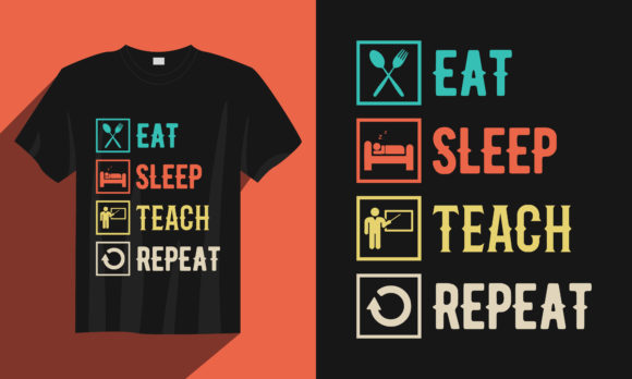Teacher T Shirt Graphics & Print Templates